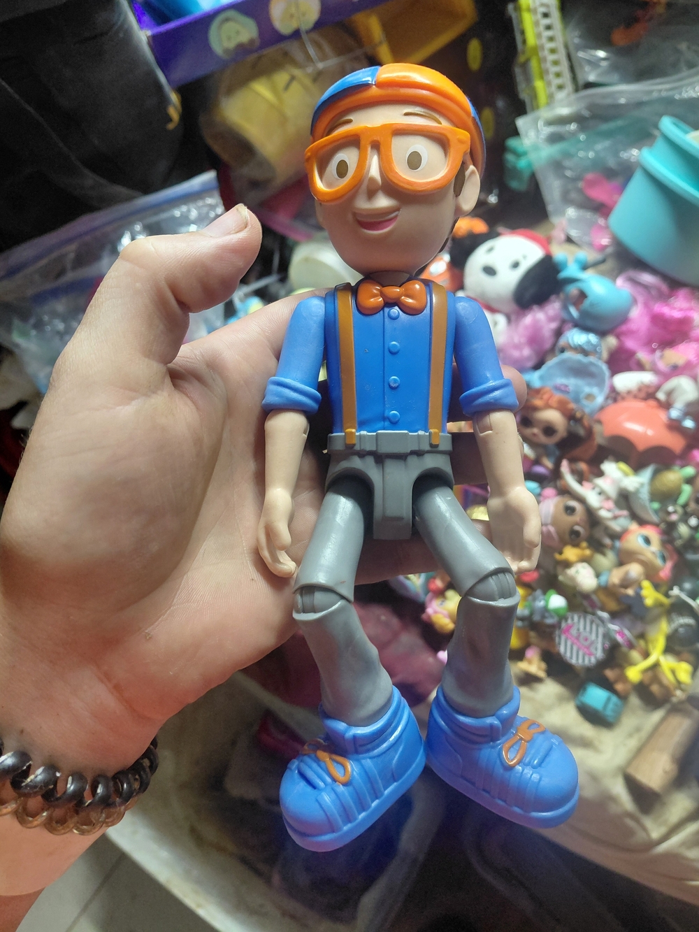 My Buddy Blippi 9” Action Figure Plastic Toy works great- batteries  included